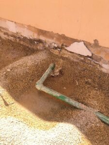 كشف تسريب مياه