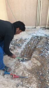 تقرير كشف تسربات المياه