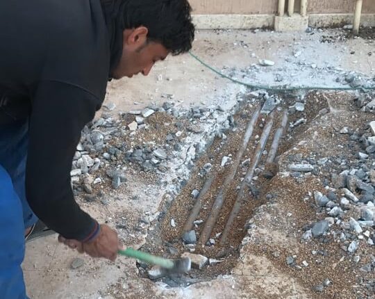 تقرير كشف تسربات المياه